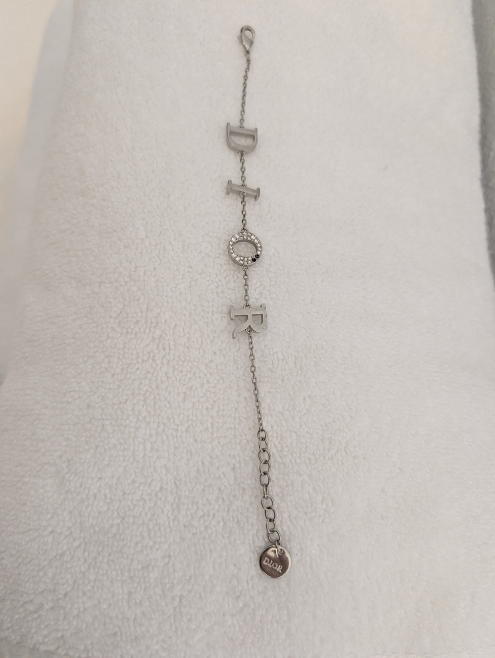Dior  Silver Bracelet with Stones